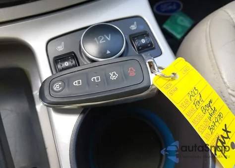 2013 Ford Escape Sel from USA, damaged, VIN 1FMCU0HX2DUB07970